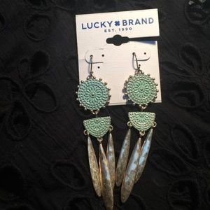 Lucky Brand Petina Chandelier Earrings